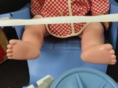 Vintage Baby Doll with Stroller