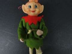 Vintage Plastic Face Elf Figure