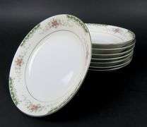 Lot of 8 Empress China "Greenbrier" Soup Bowls