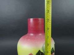 Beautiful Large Antique Bristol Glass Vase