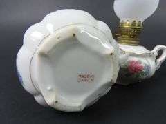 Lot of 2 Small Matching Oil Lamps