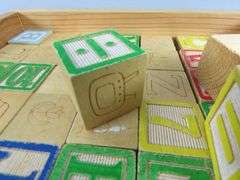 Wooden Wagon of Blocks