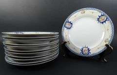 Lot of 12 Noritake Handpainted Salad Plates - Made in Japan