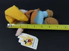 Walt Disney "Happy" Bean Bag Toy with Tags
