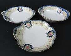 Lot of 3 Antique Noritake Serving Dishes - Made in Japan