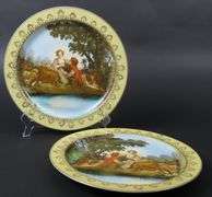 Lot of 2 Antique Ardalt Lenwile Plates