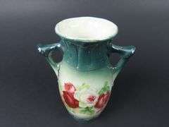 Vintage Double Handled Vase - Made in Slovakin