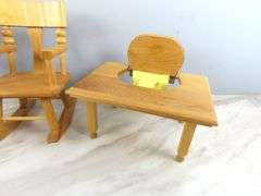 Lot of 3 Strombecker Wooden Doll House Chairs