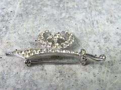 Order of the Eastern Star Rhinestone Brooch