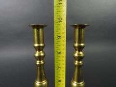 Pair of Vintage Brass Candlesticks