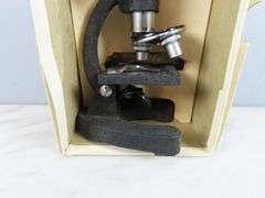 Vintage Microscope in Original Box