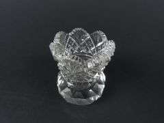 Vintage Cut Crystal Toothpick Holder