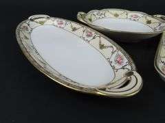 Lot of 3 Handpainted Nippon Serving Dishes - Made in Japan
