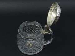 Vintage BMF Bierseidel Lidded Beer Stein