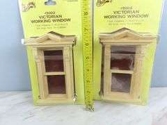 Lot of 2 New Housework's Victorian Working Windows