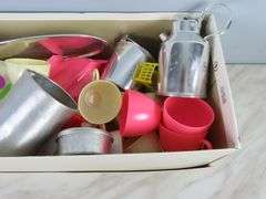 Lot of Vintage Childs Play Set Parts