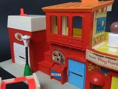 1973 Fisher Price "Family Village" Playset with Accessories