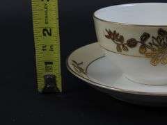 Lot of 6 Noritake Handpainted Teacups & Saucers - Made in Japan