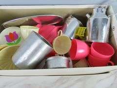 Lot of Vintage Childs Play Set Parts