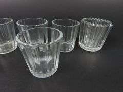 Mixed Lot of 8 Glass Votive Holders
