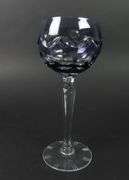 Mixed Lot of 6 Beautiful Cut to Clear Wine Glasses