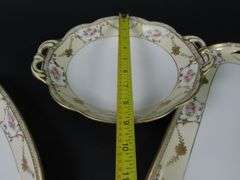 Lot of 3 Handpainted Nippon Serving Dishes - Made in Japan