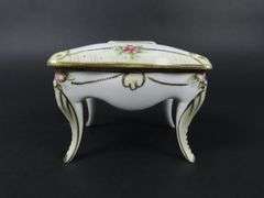 Antique Hand Painted Nippon Vanity Hair Catcher - Made in Japan