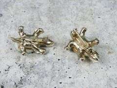 Lot of 2 Small Turtle Brooches