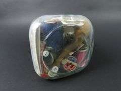 Large Lidded Jar of Vintage Sewing Notions