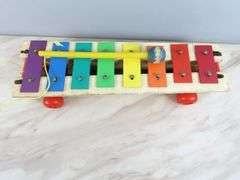Vintage Fisher Price "Pull-a-Tune" Musical Pull Toy