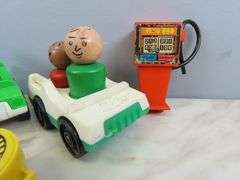 Lot of Fisher Price Cars with Little People