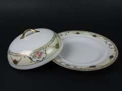 Handpainted Nippon Covered Dish - Made in Japan