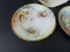 Mixed Lot of 3 Antique Floral 6" Plates