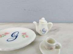 Tiny Ceramic Tea Set