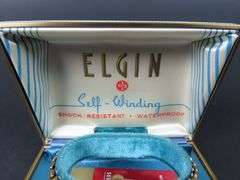 Vintage Elgin Self Winding Watch in Original Box - See Description