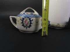 Noritake Chocolate Pot with Lidded Sugar & Creamer - Made in Japan