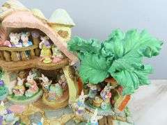 Composite Rabbit House Décor