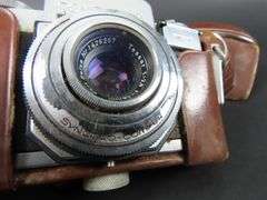 Vintage Zeiss Ikon Contaflex Synchro-Compur 35mm Camera with Case