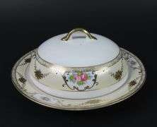 Handpainted Nippon Covered Dish - Made in Japan