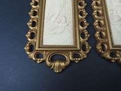 Pair of Vintage Homco Wall Hangings