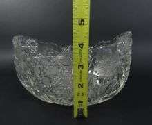Antique Cut Glass Serving Bowl