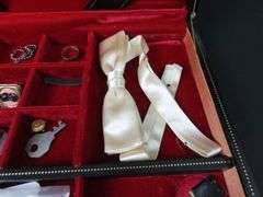 Vintage Men's Jewelry Box with Contents