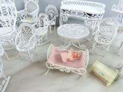 Big Lot of Metal Doll House Furniture