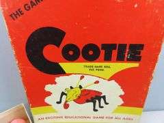 Vintage WH Shapner "The Game of Cootie" in Original Box