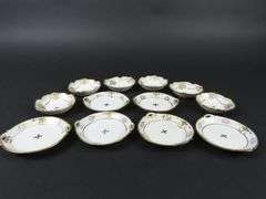 Mixed Lot of 12 Handpainted Nippon Butter Pats