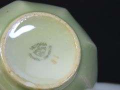 Lot of 4 Vintage Victoria Czechoslovakia Lusterware Teacups & Saucers
