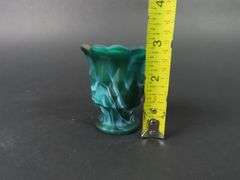 Vintage Slag Glass Toothpick Holder