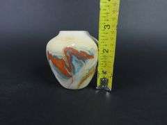 Small Nemadji Pottery Vase - Made in USA