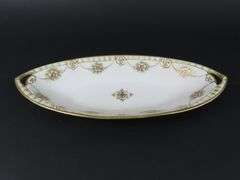 Handpainted Nippon Double Handled Serving Bowl - Made in Japan