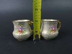Lot of 2 Beautiful Limoges Demitasse Cups